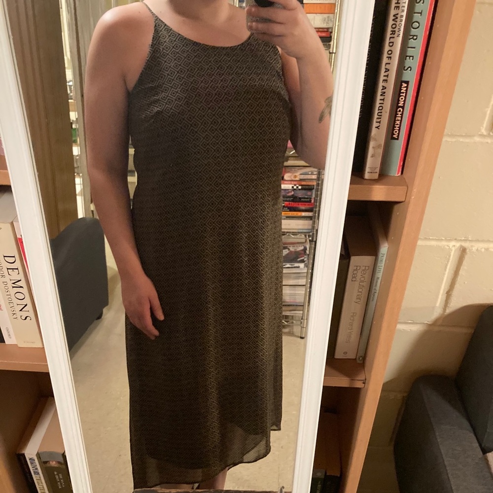 Spaghetti Strap pattern dress